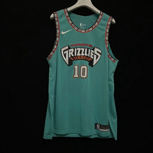 Memphis Grizzlies jersey Mike Bibby 10 Teal HWC Basketball Trikot